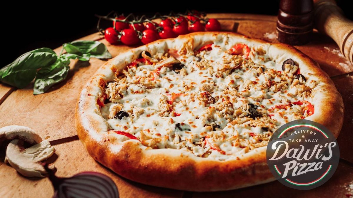Pizza Dawis cu Pui și Margine de Cașcaval 40cm